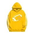 thumbnail image 6 of LIZUOJUN Oversized Football Sweatshirt for Women Game Day Hooded Pullover Game Day Graphic Casual Fall Winter 2026 3XL, 6 of 9