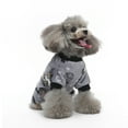 thumbnail image 5 of Fleece Dog Pajamas Winter Warm Puppy Clothes Pjs for Small Dogs Girls Pet Pjs Sweater Outfit Soft Doggy Jumpsuit Costume Cat Clothing Coats, 5 of 9