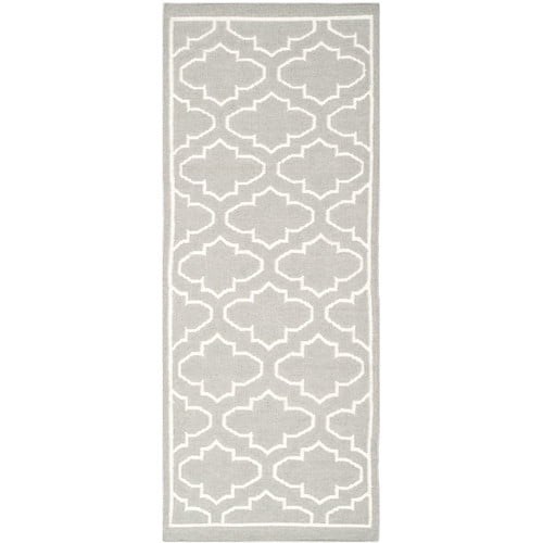 Safavieh Dhurries Grey/Ivory Area Rug