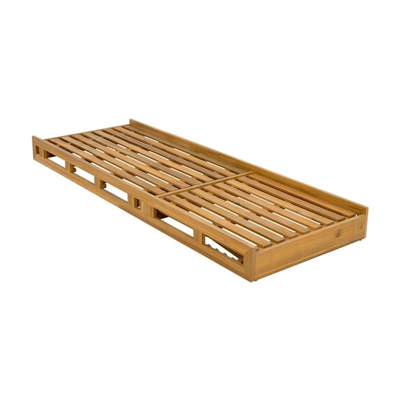 Christopher Knight Home Wood Outdoor Chaise Lounge Chair with 4-Position Adjustable Backrest, Teak Finish