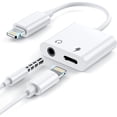 thumbnail image 2 of Adaptador Lightning a Auxiliar Auriculares 3.5mm y Carga Conexión Directa, 2 of 3