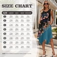 thumbnail image 5 of Psesaysky USA Couple Shirt and Midi Dress Summer 250 Years of Liberty Sleeveless Tank Sundress for Women or Mens Short Sleeve Buttons Shirts Couples Matching Outfit 1776-2026-M, 5 of 7
