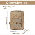 thumbnail image 5 of Tactical Waist Pack-Green, Molle Small Bag, Waterproof Waist Pack Pouch for Camping Hiking Hunting, 5 of 5