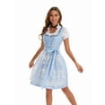 thumbnail image 6 of Oktoberfest Outfits for Women Dirndl Dress for German Traditional Bavarian Costume Blue XL, 6 of 8
