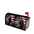 thumbnail image 3 of PHELIKA American Flag Dark Horse 02 Magnetic Mailbox Covers Standard Size 21"H x 18"W, 3 of 8