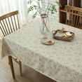 thumbnail image 3 of Enova Home 54"x 80 " Green Grass Simple Rectangle Cotton and Linen Tablecloth Decorative, 3 of 6