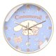 thumbnail image 3 of Reloj de pared con orejas grandes de Hello kitty, reloj de pared con diseño de perro, canela, cuarzo súper silencioso, radio de tiempo Sanrio, creativo, 3 of 5