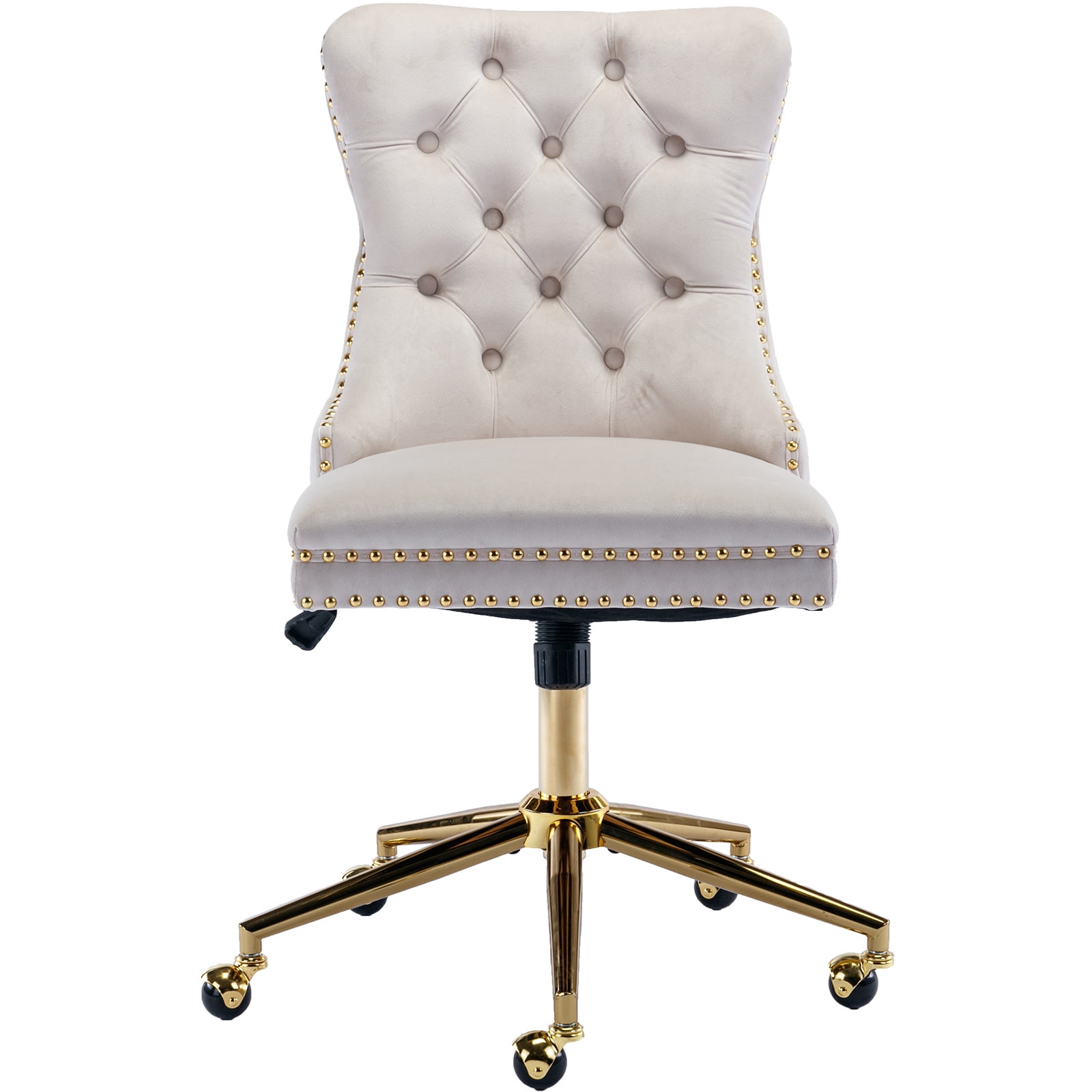 Home Office Desk Chairs Beige Velvet Desk Chair Home Office Chair