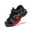 BLACK RED, variant on FANGFIUP Kids Sports Closed Toe Sandals Breathable Boys Girls Non Slip Beach Water Shoes School Fashion(Size Toddler 8.5-Big Kids 6)