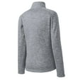 thumbnail image 6 of Port Authority Ladies Digi Stripe Fleece Jacket-XS (Grey), 6 of 6