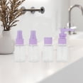 thumbnail image 5 of Unique Bargains 5 Pcs Travel Size Toiletries Bottles Containers Leakproof Squeezable Refillable Travel Bottles Set Violet, 5 of 5