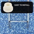 thumbnail image 3 of COOPHYA 2Pcs Swimming Pool Ladder Rubber Bumpers White Antislip Protective Pool Ladder Covers, 3 of 8