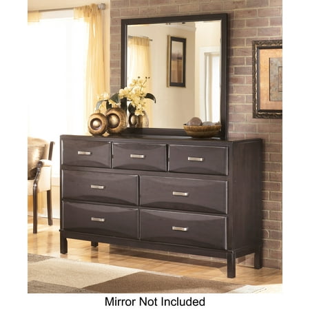 UPC 024052038989 product image for Kira B473-31 64 7-Drawer Dresser with Felt Lined Top Drawers  Age Bronze Toned H | upcitemdb.com