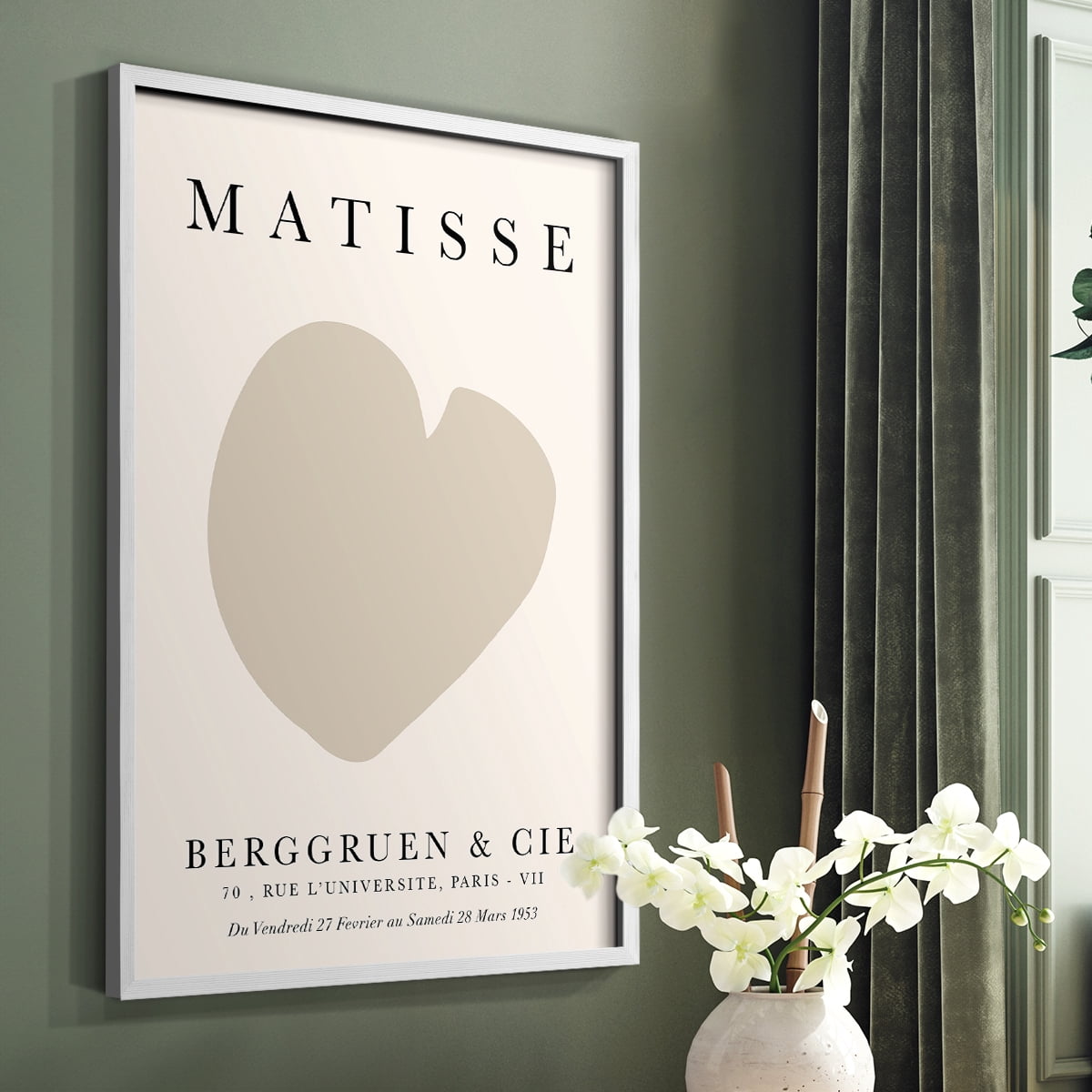 Matisse CCXIX in Solid Wood 8 x 10 Framed Print