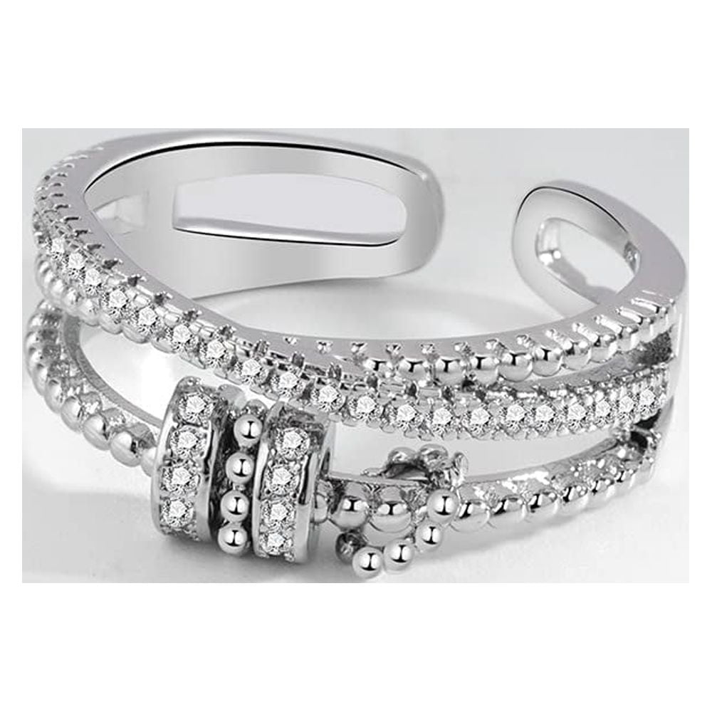 Fidget Beads Ring - Sterling Silver – ResariJewelry