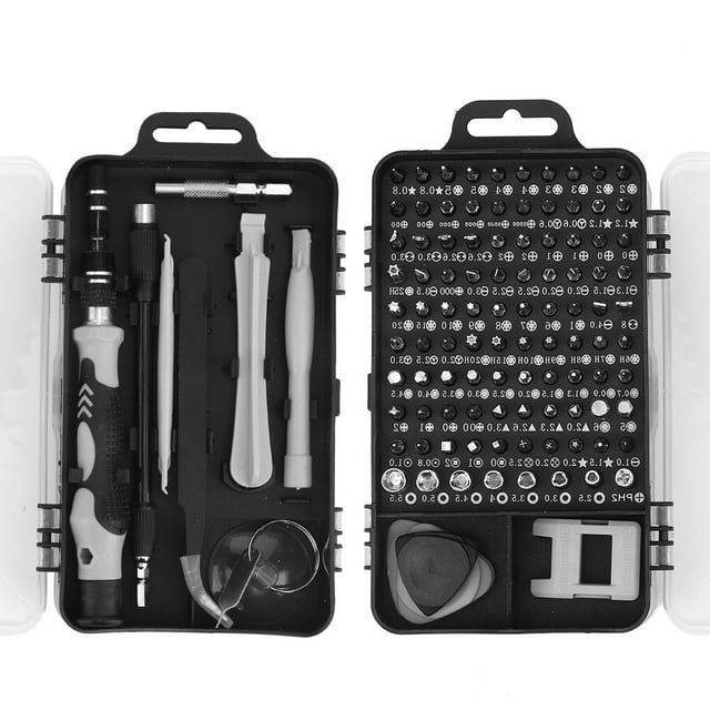 Estink 115 in 1 Screwdriver Set Phone Repair Tool Kit Black Color