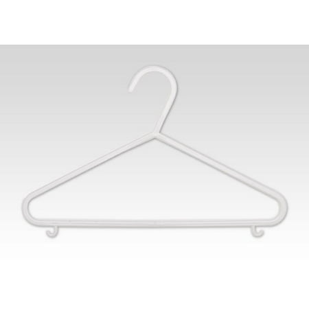 Delta Plastic Tubular Hanger 10 Pack - White