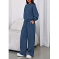 thumbnail image 3 of Conjunto de Sudadera con Capucha y Pantalones Anchos para Mujer PRETTYGARDEN 2 Piezas Talla M, 3 of 8