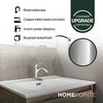 thumbnail image 2 of Open Box HomePointe Single Lever Bathroom Faucet with Plastic Pop-Up, Nickel, 2 of 7