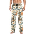 thumbnail image 7 of FORMRS Mens Pajama Pants with Pockets Cotton Sleepwear Lounge Bottoms Sizes S-2XL, Sunny Blooms, 7 of 7