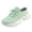Light Green, variant on Women's Knit Lace-Up Platform Sneakers, Breathable Mesh Chunky Dad Shoes, Women's Mesh Orthopedic Running Walking Sneakers Lightweight Breathable Lace Up Tennis Sneakers, Beige 6