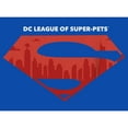 thumbnail image 2 of Boy's DC League of Super-Pets Skyline Superman Crest  Graphic Tee Royal Blue X Small, 2 of 5