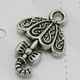thumbnail image 3 of GOOHOCHY 50 colgantes de paraguas de aleación decorados con lazo, accesorios para hacer joyas, collares y pulseras (plata antigua)., 3 of 8
