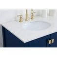thumbnail image 5 of Elegant Decor Irene 42" Solid Wood and Stone Single Bathroom Vanity in Blue, 5 of 8
