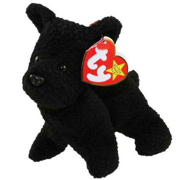 TY Beanie Baby - SCOTTIE the Terrier Dog (6" Plush) With Fun Chops