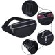 thumbnail image 2 of BEMS-Riñonera deportiva negra de 1 pieza Riñonera impermeable ajustable, 2 of 5