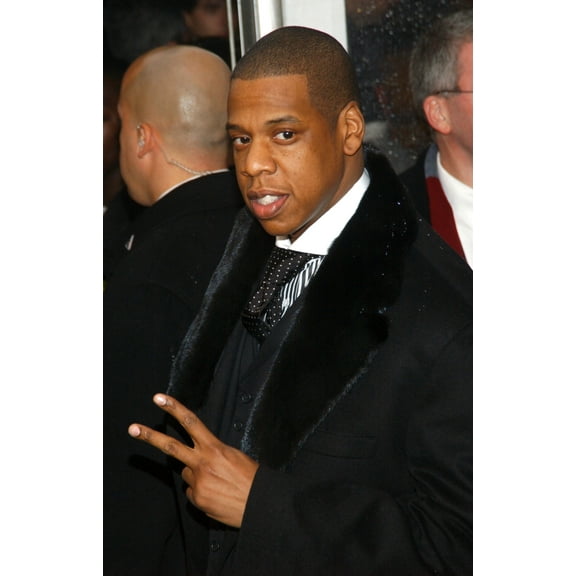Jay Z At The World Premiere Of Jay-Z'S Fade To Black At The The Ziegfeld Theater On November 5, 2004 In New York. (Photo By Brad Barket Everett Collection) Celebrity (16 x 20)