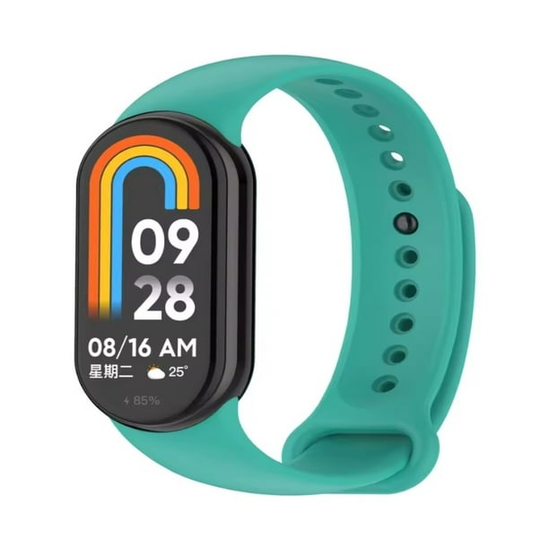 Correa de Silicona para Xiaomi Mi Band 8, Premium, Deportiva, Resistente al Agua