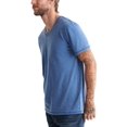 thumbnail image 3 of Camiseta Lucky Brand Venice Burnout con cuello en V para Hombres - Azul, 3 of 3