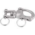 thumbnail image 4 of Snap Shackle for Boating, Stainless Steel Snap Shackle, Security & Durability with 316 Stainless Steel, Swivel Snap Shackle for Sailboat Spinnaker, Easy to Use Snap Shackle for Marine Applications, 4 of 5
