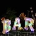 thumbnail image 4 of LINLIN LED Alphabet Lights, LED Neon Night Light Battery/USB Powered Wall Decorative Night Light for Home Wedding Christmas Birthday Party Shopwindow Bar, 4 of 8