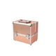 thumbnail image 2 of Maletin para Maquillaje, Estuche de Maquillaje Profesional con 3 Bandejas y Espejo, Caja de Maquillaje Portátil con Cerradura, Aluminio Caja para Maquillaje Ideal Para Viajes y Cosmetiquera (Oro rosa), 2 of 6