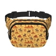 thumbnail image 1 of Easygdp Brave Cowboys Fanny Packs para Mujeres y Hombres, Bolsa de Cinturón, Bolsos de Cruz para Trabajo/Correr/Senderismo, 1 of 9