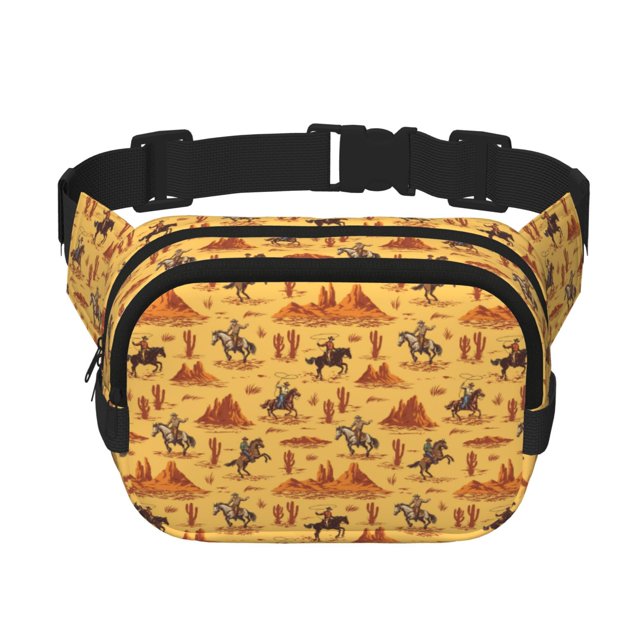 Easygdp Brave Cowboys Fanny Packs para Mujeres y Hombres, Bolsa de Cinturón, Bolsos de Cruz para Trabajo/Correr/Senderismo