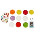 thumbnail image 2 of 3D Paper Plates Stickers, Durable Toys Develop Color Awareness Paper Plates Stickers  For Birthday, 2 of 8
