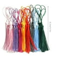 thumbnail image 3 of LMTODLFG 120 Pcs 13cm/5 Inch Silky Handmade Soft Craft Mini Tassels with Loops for Jewelry Making, DIY Projects, Bookmarks, 8 Colors, 3 of 6