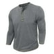thumbnail image 4 of pstuiky camisas de manga larga para hombre, Blusas informales de manga larga con cuello redondo y cuadros para hombre, finas y transpirables top de hombre xl, 4 of 7