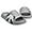 gray, variant on Panda Slippers Cute Cartoon Women Men Slides Sandals Open Toe Home Indoor House Shoes Outdoor Beach Couples Summer Bathroom Shower