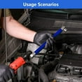 thumbnail image 3 of Offset Extension Wrench - Offset Extension Wrench Impact & Ratchet Extension Bar Set with 1/2", 1/4", 3/8" Adapters, 3 of 6
