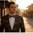 thumbnail image 4 of HBDesign Men's Camo Bow Tie Adjustable Regular Fit for Formal Business & Parties(Light Brown), 4 of 4