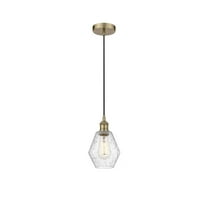 616-1P-AB-G654-6-Innovations Lighting-Cindyrella - 1 Light Mini Pendant In Industrial Style-10.25 Inches Tall and 6 Inches Wide-Antique Brass