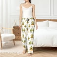 thumbnail image 4 of Fotbe Lovely Avocado Pantalones de Pijama para Mujer, Pantalones de Dormir, Pantalones Pj con Cordón y Bolsillos-Large, 4 of 6