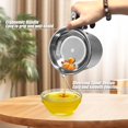 thumbnail image 4 of Jtshy recipiente para grasa de tocino de 1,3 L de acero inoxidable, 4 of 7
