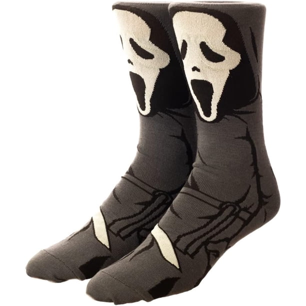 Estampado de patrón de calcetines con personajes de moda de Halloween