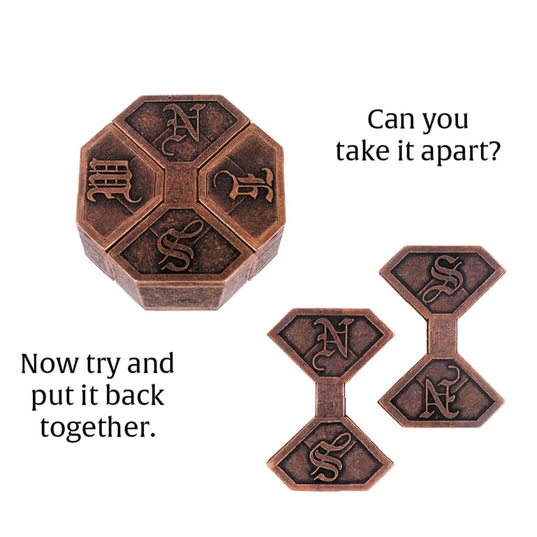 BePuzzled, News Hanayama Metal Brainteaser Puzzle Level 6 Ages 12+