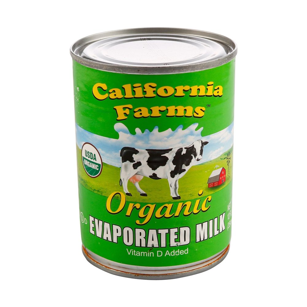 California Farms Organic Evaporated Milk, 12 Oz